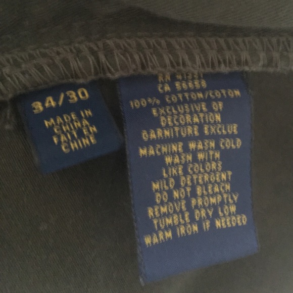 Green polo Ralph Lauren khaki pants - Picture 5 of 6