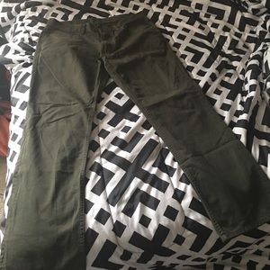 Green polo Ralph Lauren khaki pants