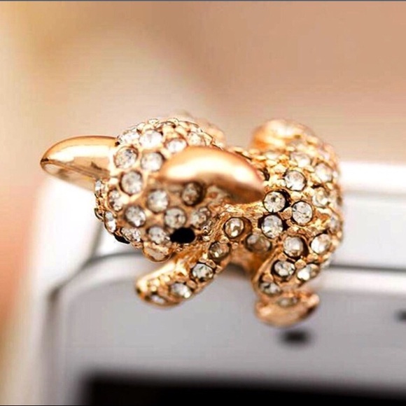 🎉HP🎉Koala Rhinestone Headphone Dust Plug - Picture 4 of 4