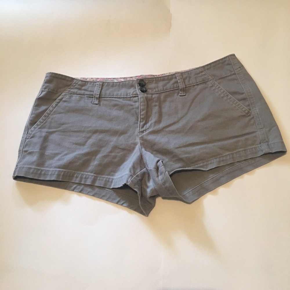 American Eagle Outfitters Gray Stretch Shorts