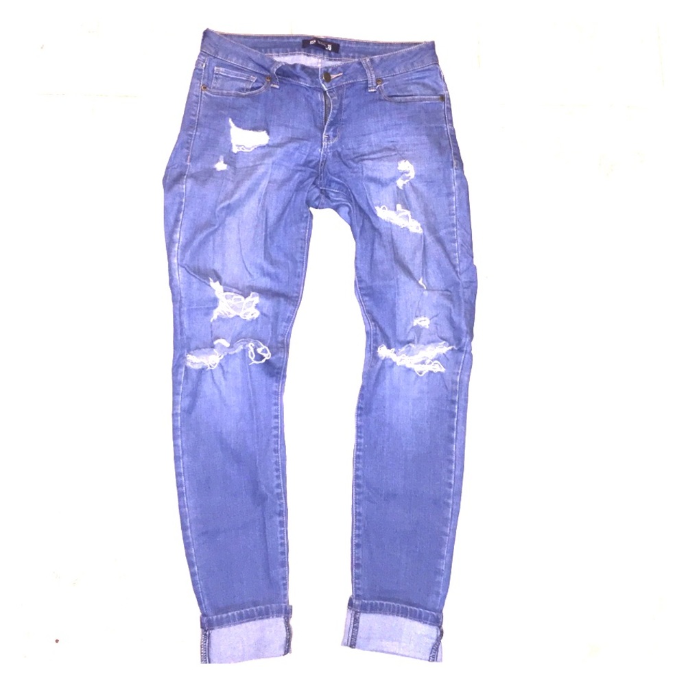 Forever 21 Ripped Jeans