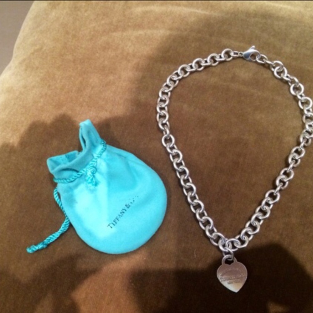 tiffany & co heart tag toggle necklace