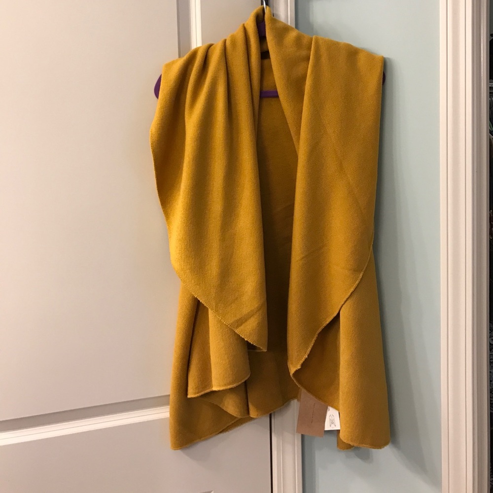Mustard colored vest