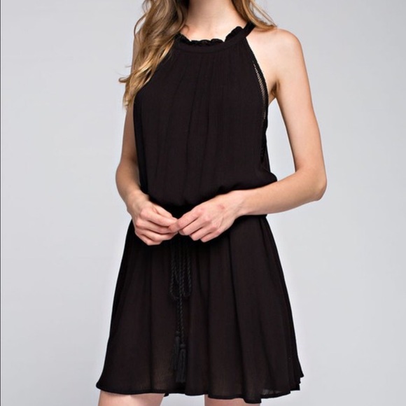 🥂 Modern Black Netting Dress 🌟 - Picture 2 of 6