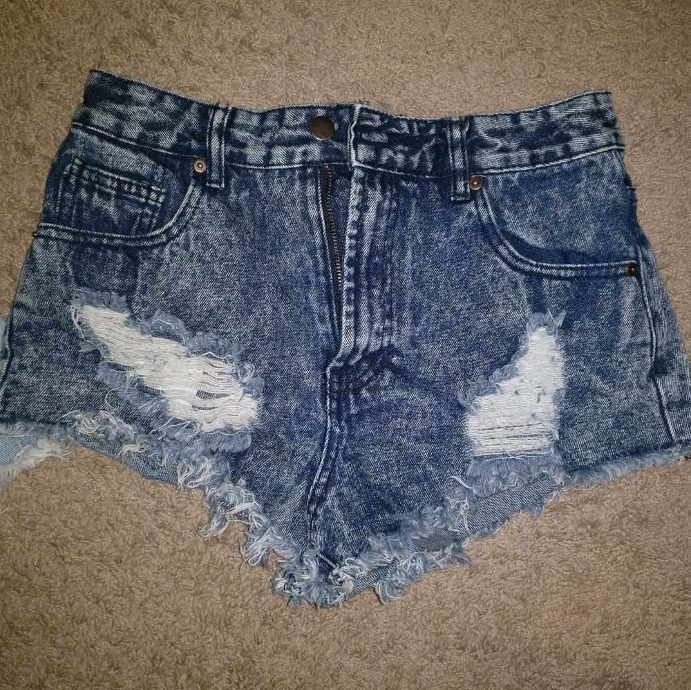High waisted shorts