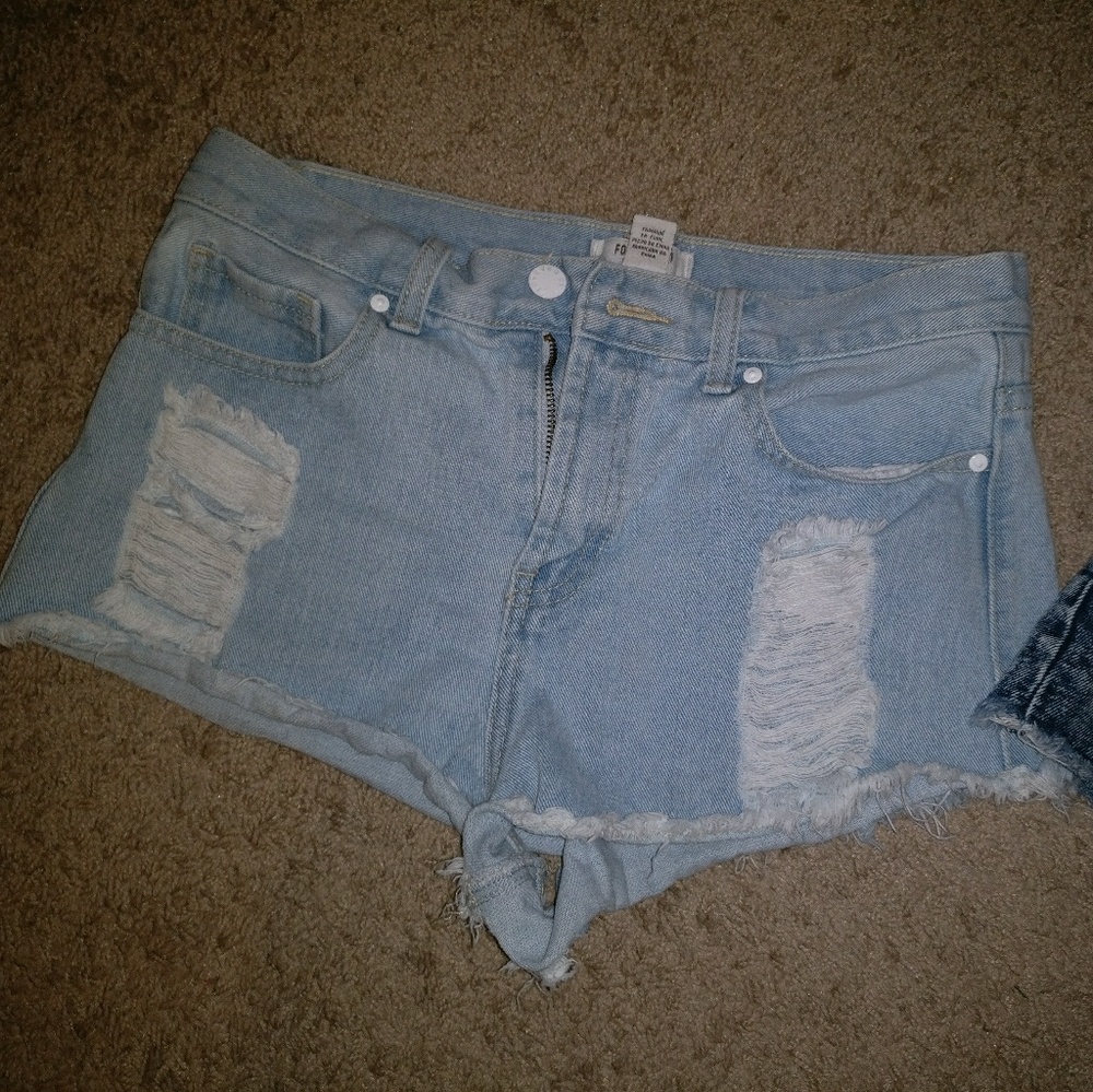 High waisted shorts