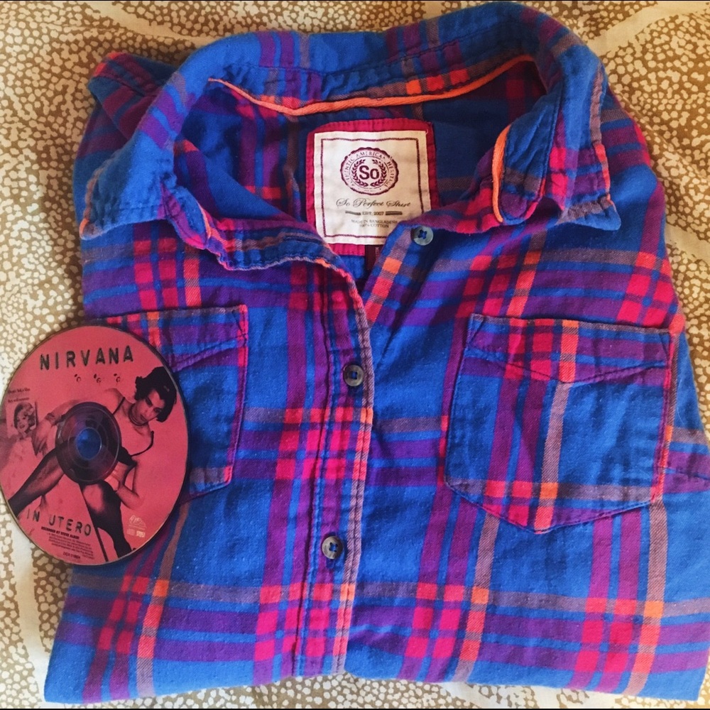 SO "the perfect shirt" long sleeve button up