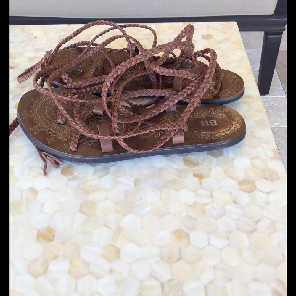 Wrap around sandals