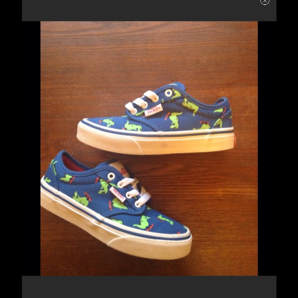 Vans toddler Dino size 11c