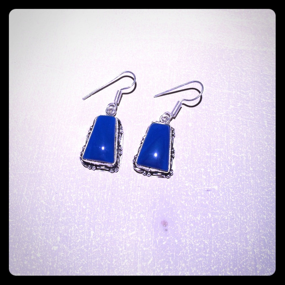 Lapis Lazuli Earrings.