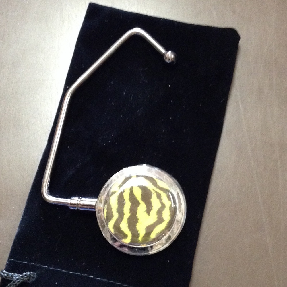 Tiger Print Purse Hook