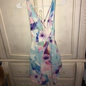 Floral formal dress
