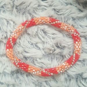 Lily and Laura: Nepal beaded roll-on bracelet