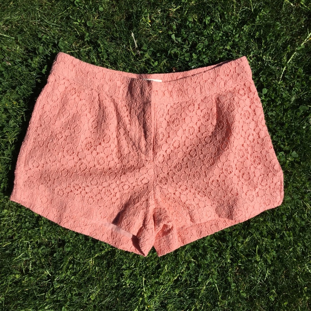 Girls Peach Shorts
