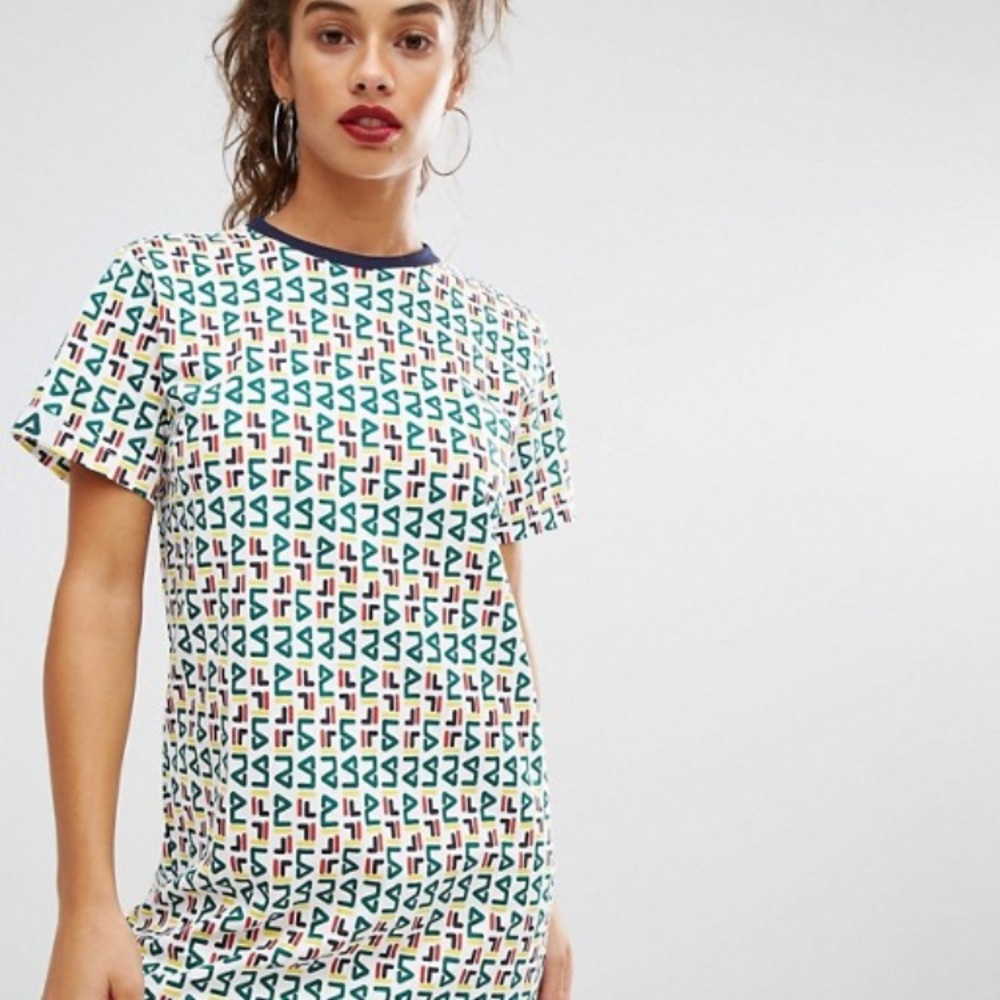 ❌SOLD❌ Asos exclusive Fila shirt dress