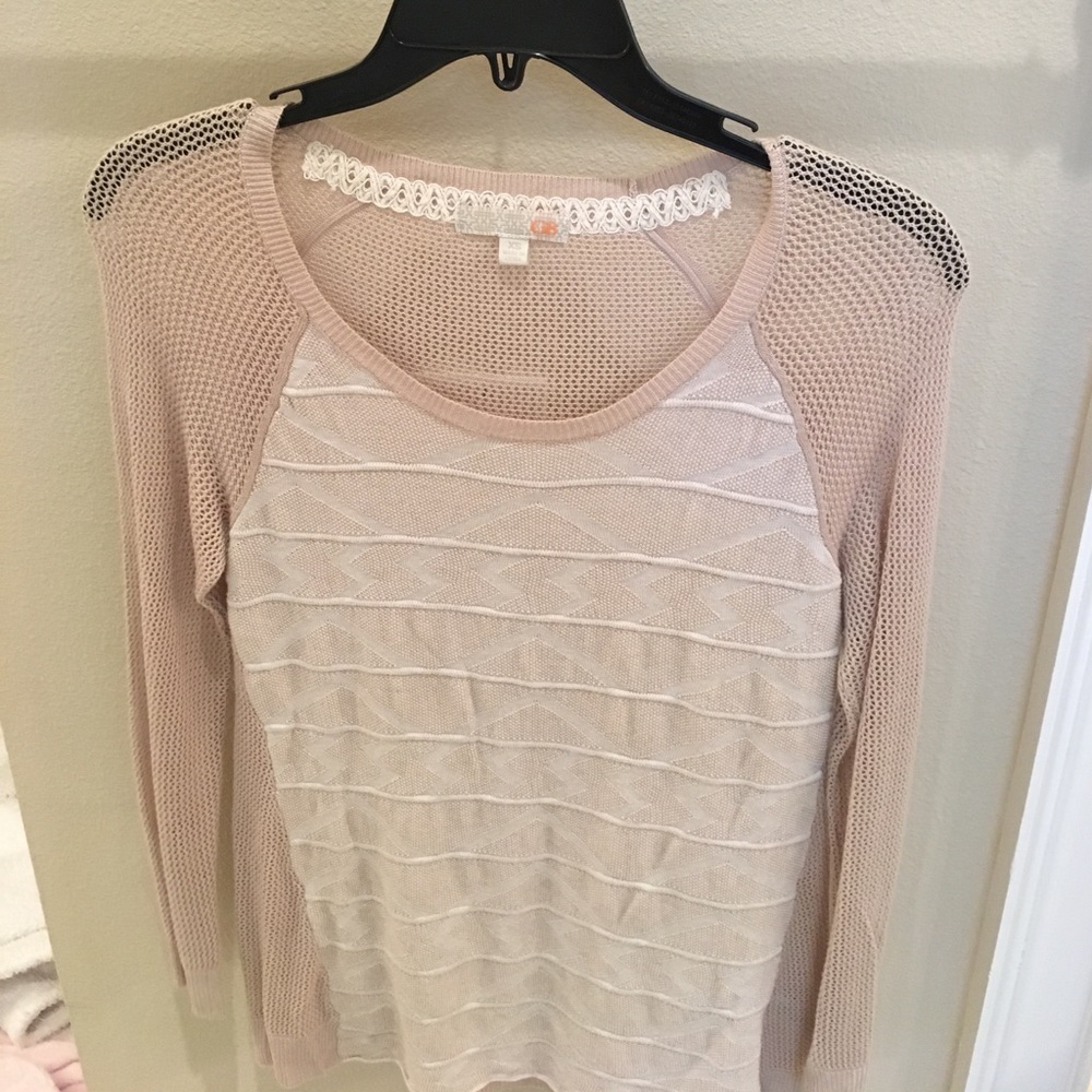 Gianni Bini Mesh Long Sleeve