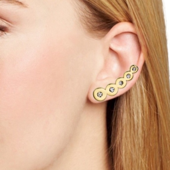 KATE SPADE ear cuff/dangle earrings PRICE FIRM - Picture 2 of 5