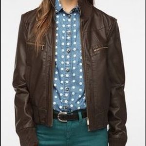 BDG Vegan Leather Bomber Jacket - PRICE DROP