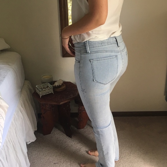 BUNDLED // LEVEL 99/ striped jean - Picture 3 of 5