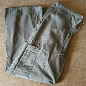Worn once Small Petite cargo style scrub pants