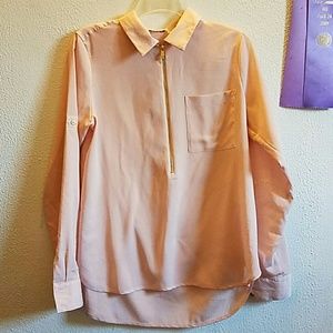 Small, light pink Calvin Klein blouse