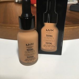 NYX total control drop foundation.