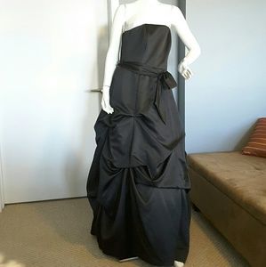 Black Formal Strapless Gown