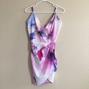 Floral Watercolor Dress
