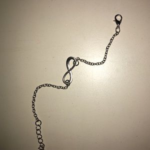 Silver infinity bracelet