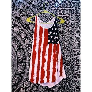 American Flag Tank Top