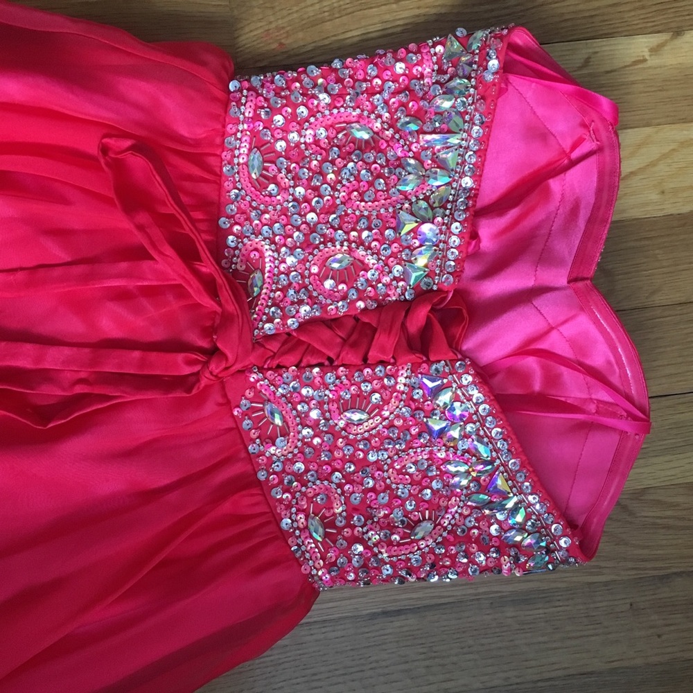 Pink Prom Dress - Picture 3 of 4