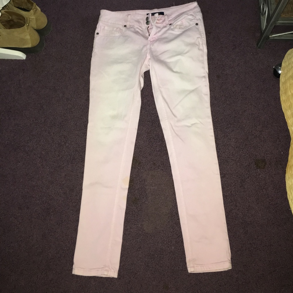 Pink skinny pants