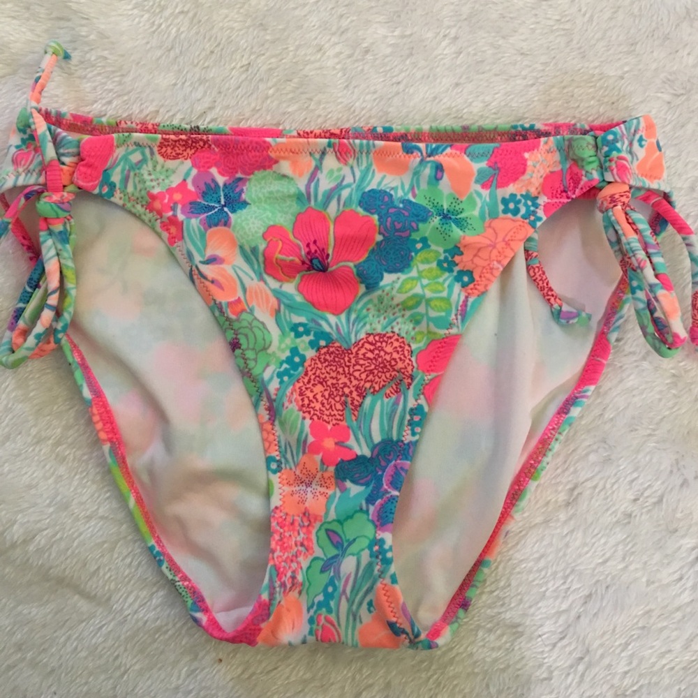 Victoria Secret floral Swim bottoms