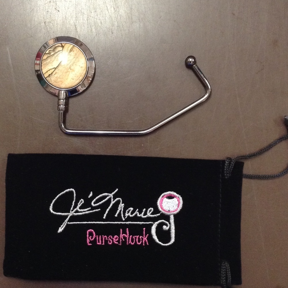 Marble Purse Hook
