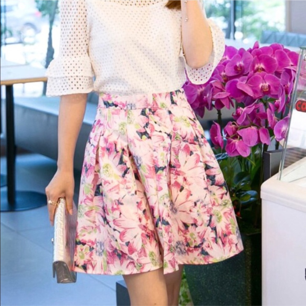 Pink floral skirt bundle