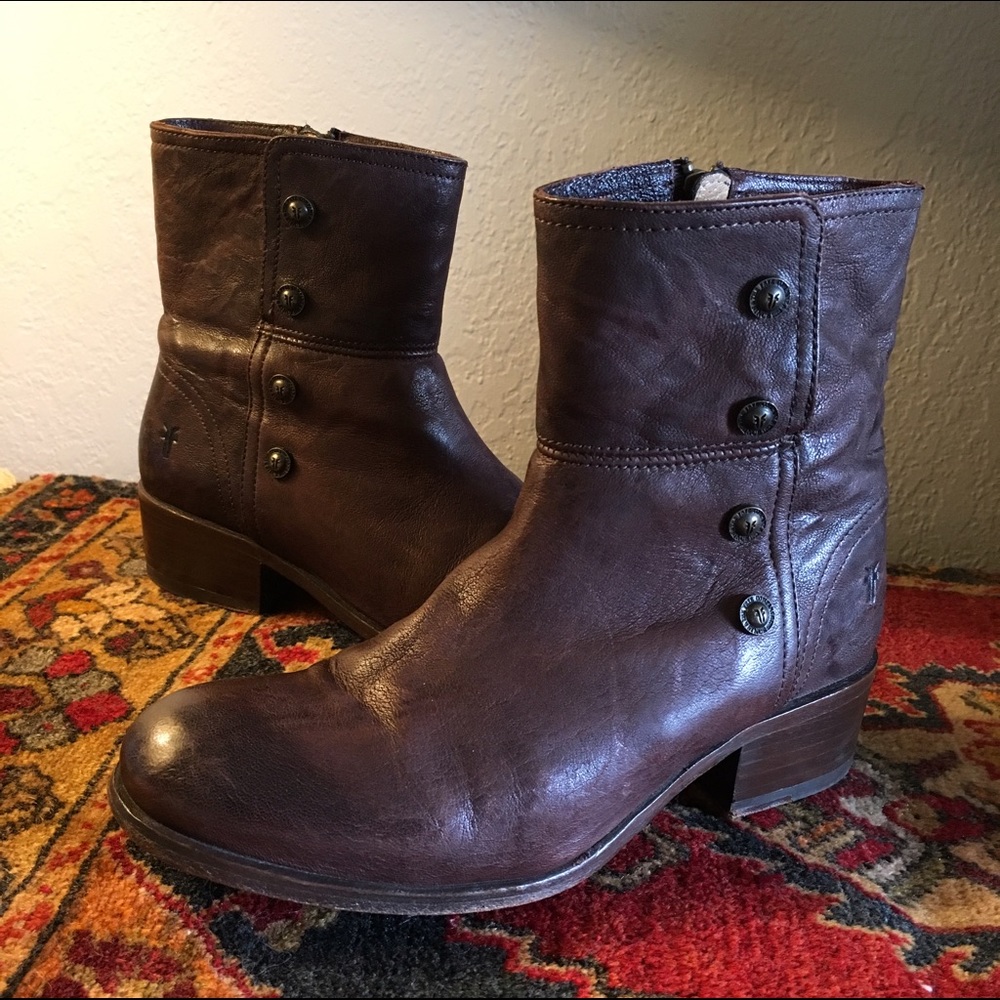 Women's Frye Lynn Military short boot  8M women - Picture 2 of 5