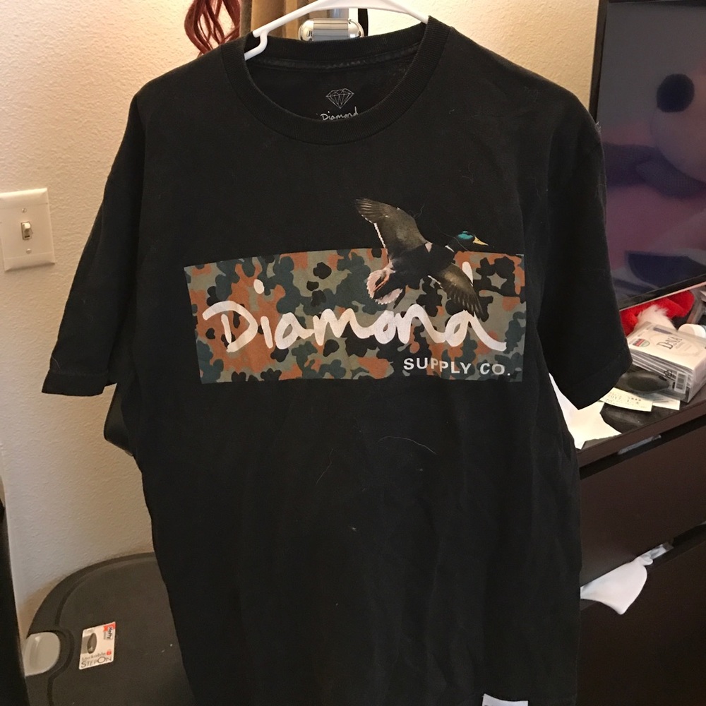 Diamond supply shirt black