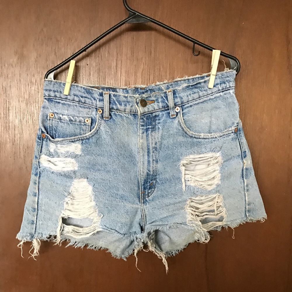 Levi's Distressed Vintage Shorts