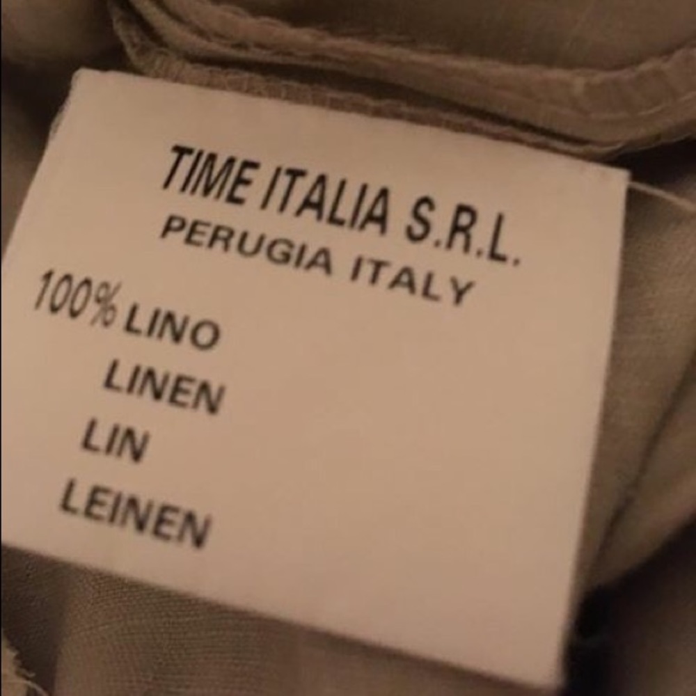 Italian Linen Vest - Picture 3 of 5