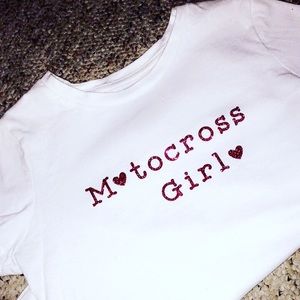 Little girls motocross shirt