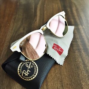 Ray-Ban Clubmaster Aluminum Flash Lenses Gradient