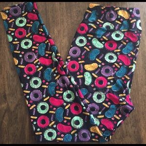LulaRoe TC Candy Crush Leggings