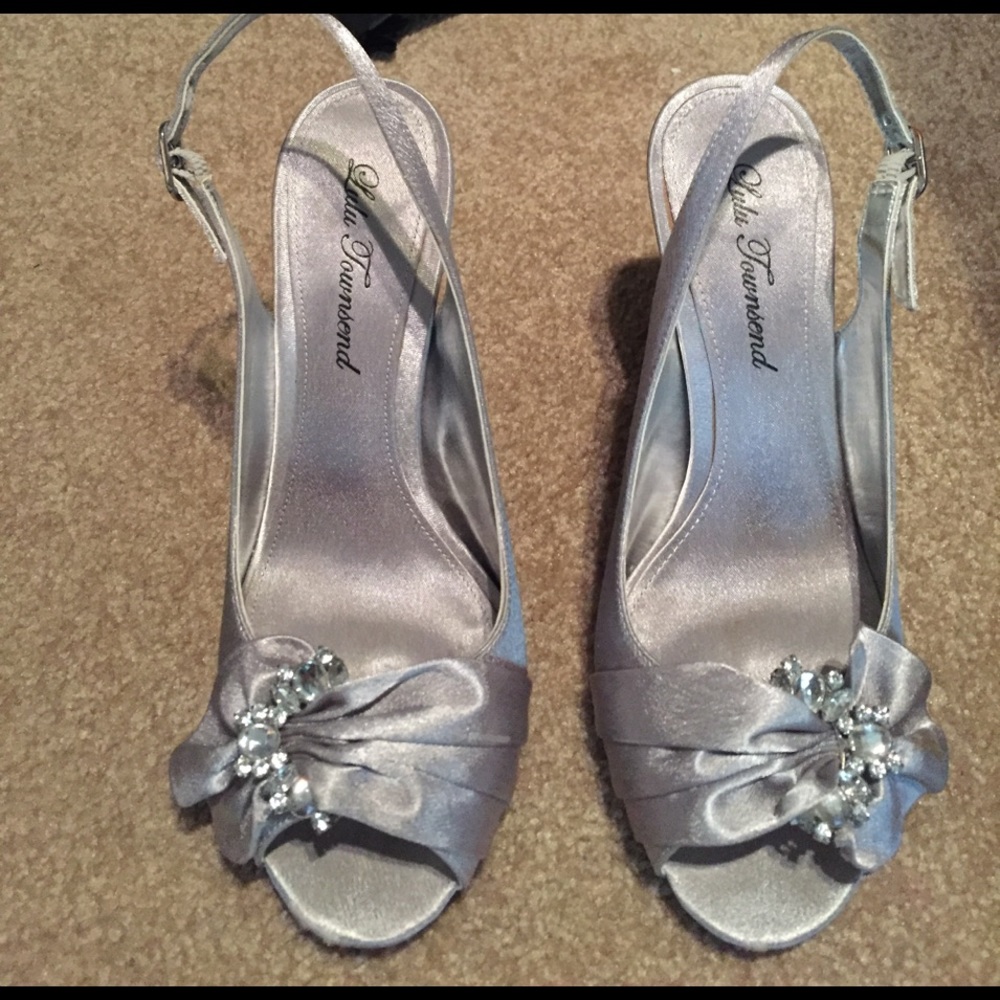Silver heels