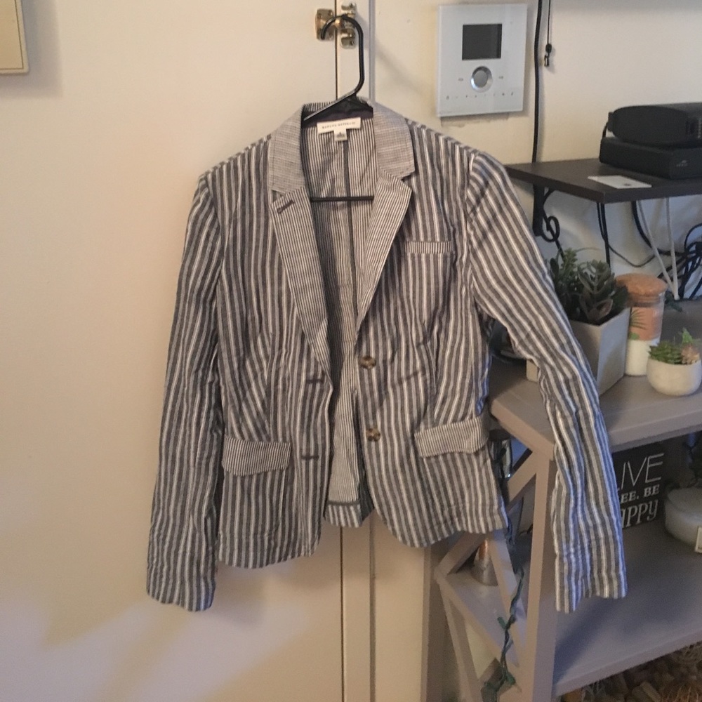 Blue striped jacket/blazer