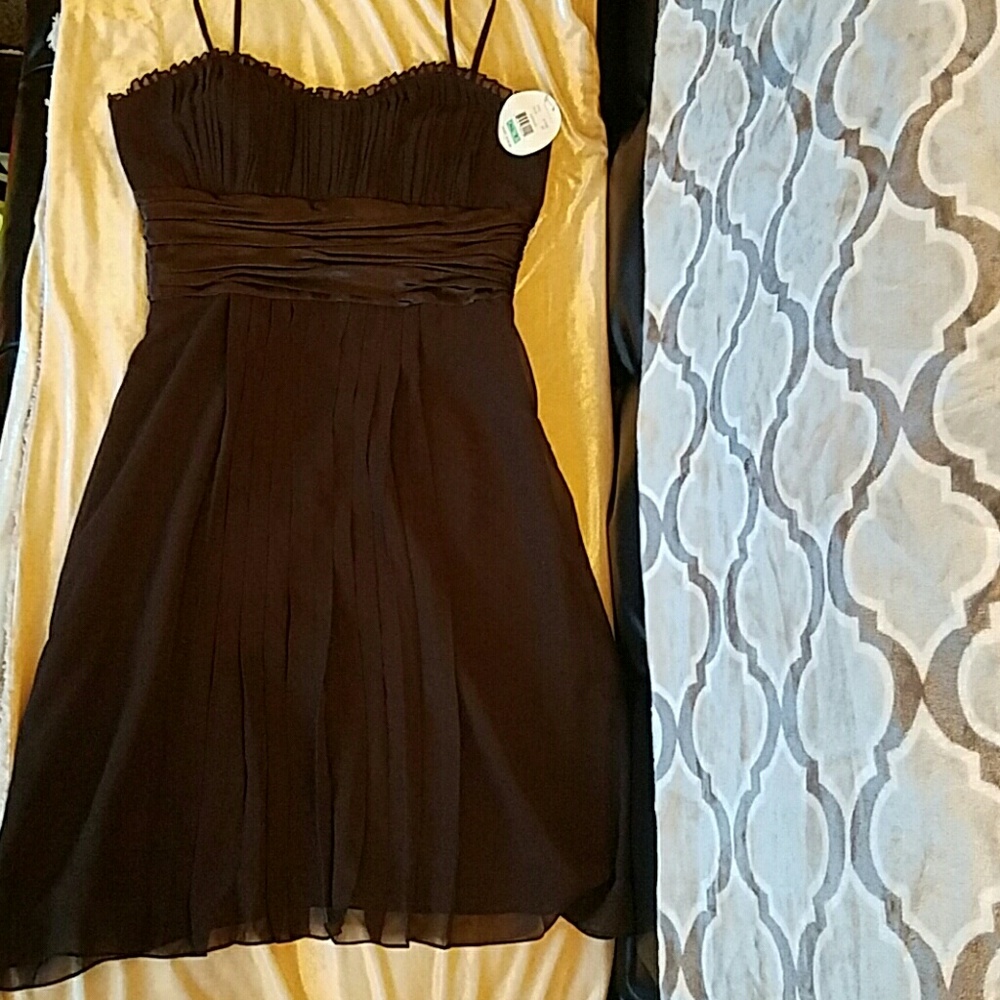 Sexy Cocktail Dress Espresso chocolate NWT