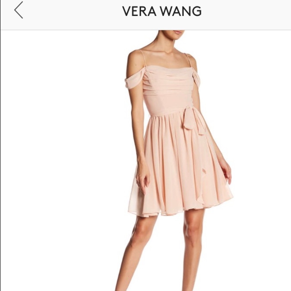 SOLDVera Wang pastel pink cocktail dress