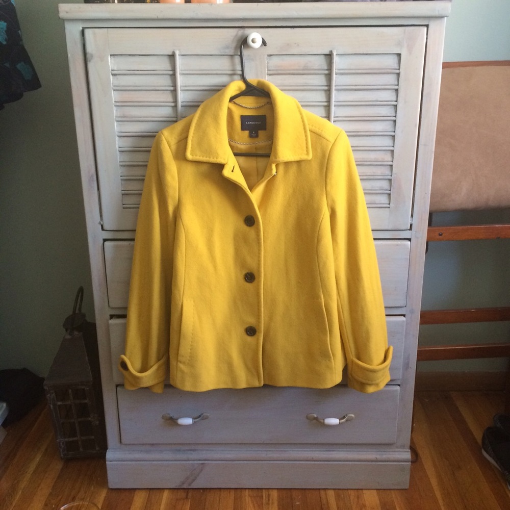 Land's End Wool Coat