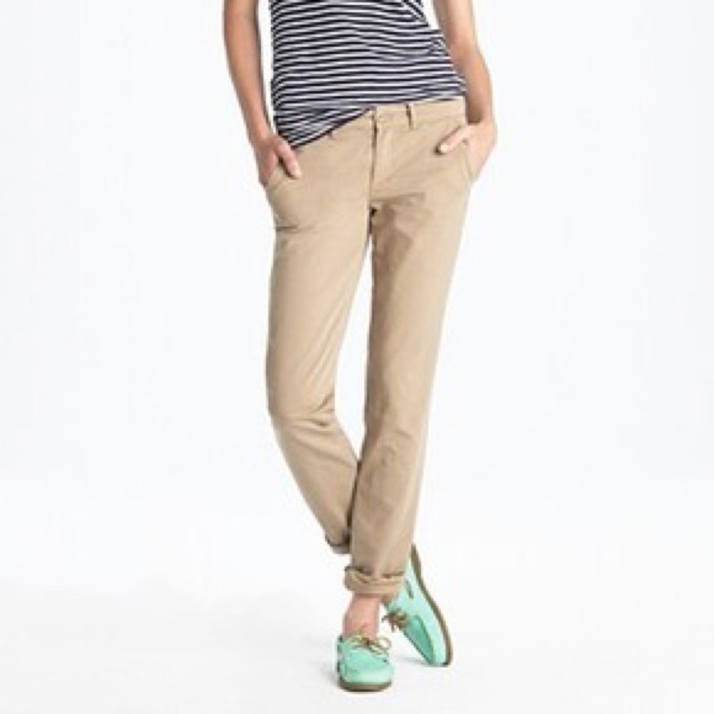 J. Crew Size 2 Pumpkin Colored Waverly Chinos