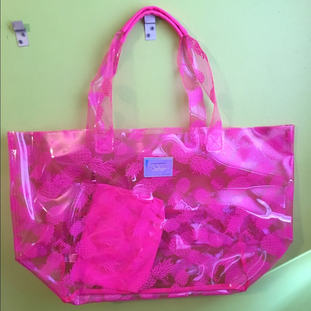 Victoria's Secret beach bag.