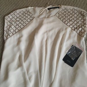 Zara cream dress
